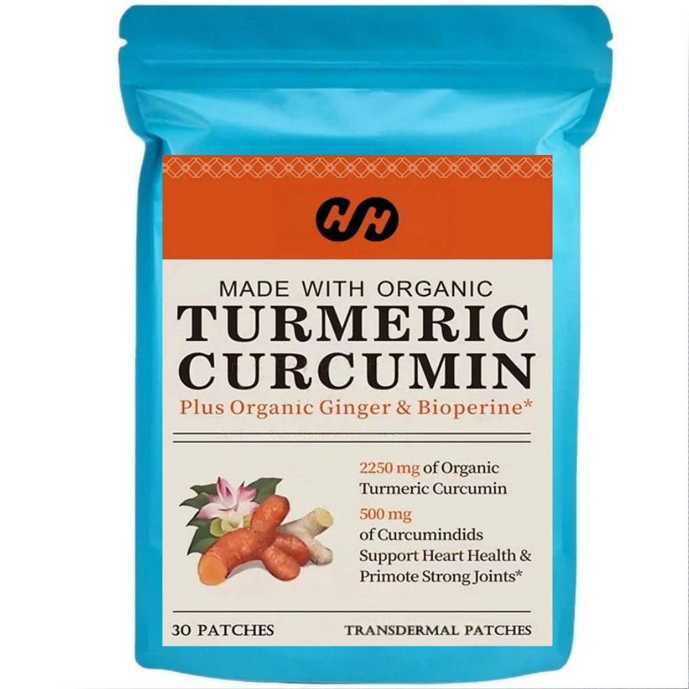 Turmeric - 30枚入り ターメリック クルクミン 経皮吸収パッチ 筋肉サポート