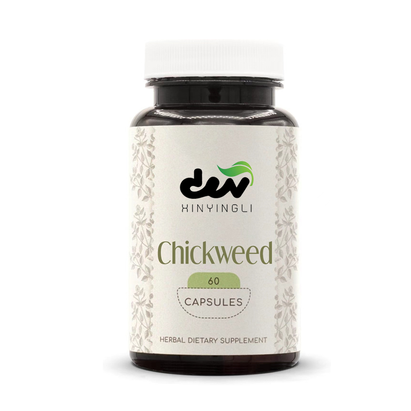 Dried Herbs - チックウィード 60カプセル、800mg、チックウィード（ステラリア・メディア）乾燥ハーブ。人工着色料・香料不使用。
