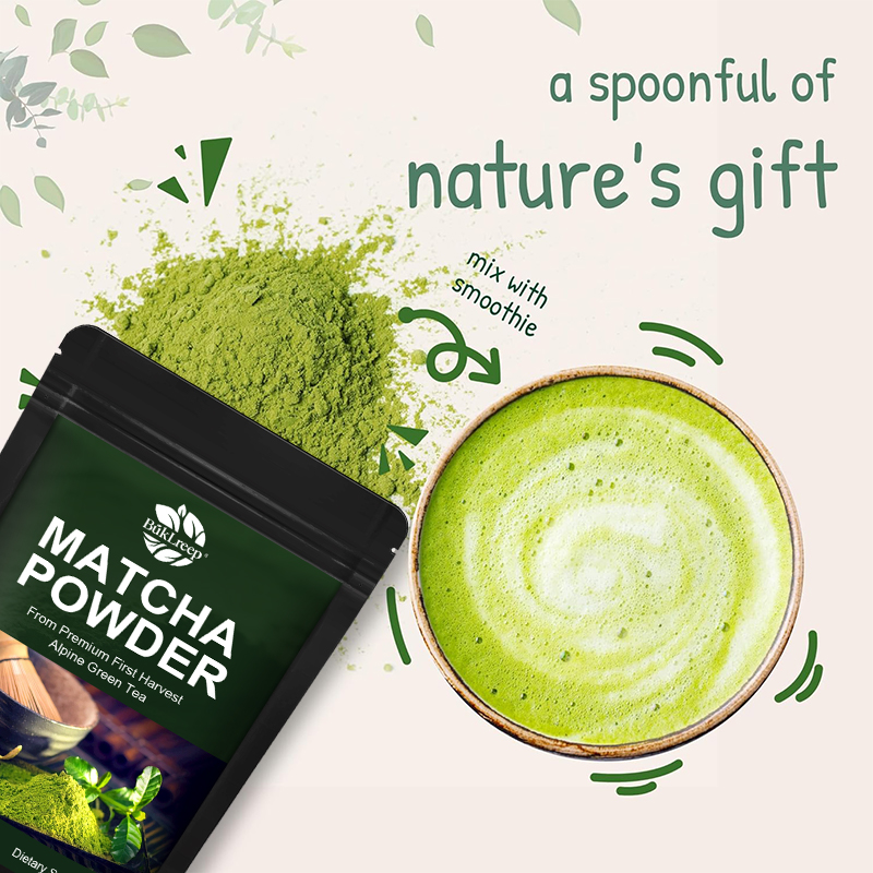 抹茶パウダー、天然エネルギー増強剤＆精神集中力向上剤 |   - Herbal Supplement のレビューと価格