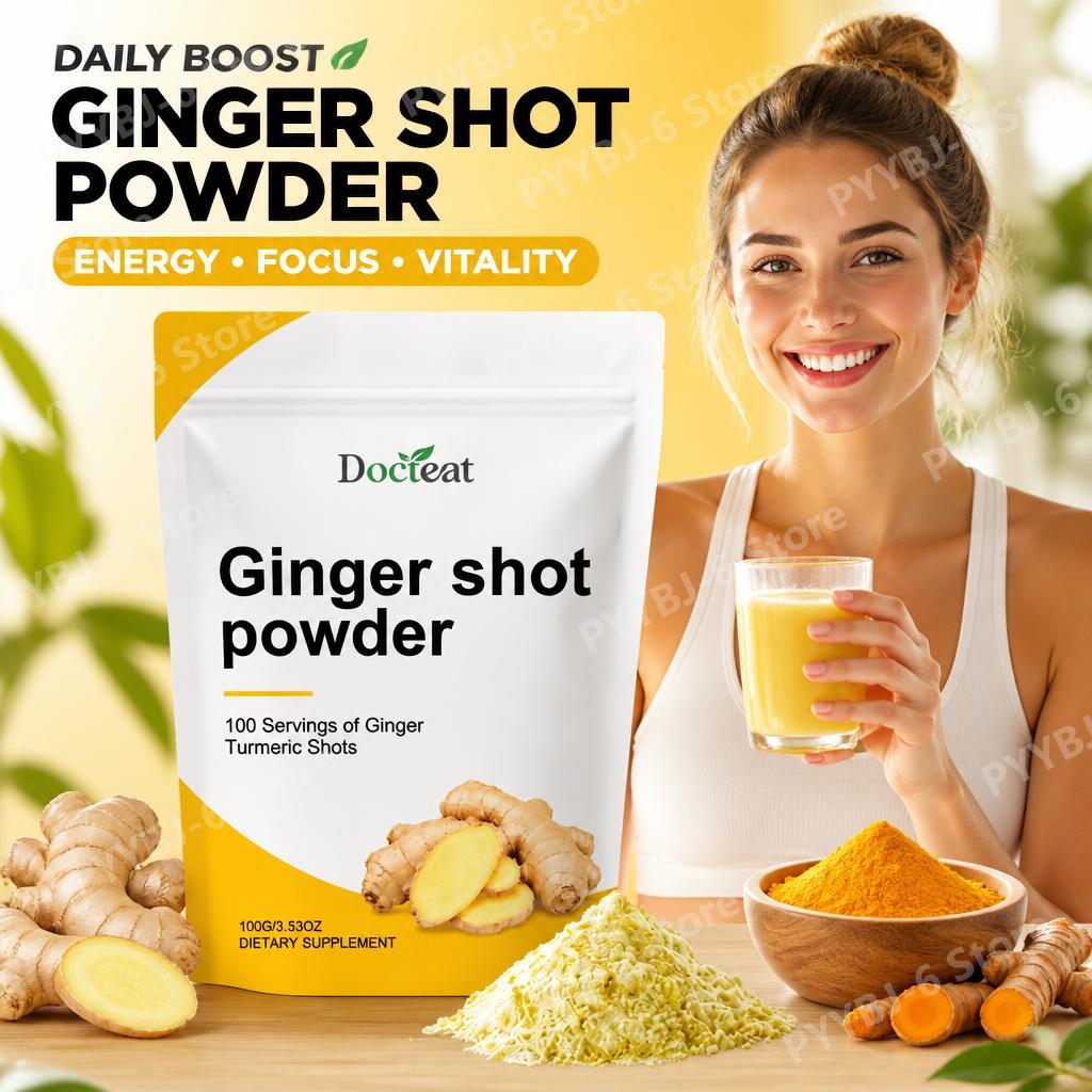 ドクテート ジンジャーショットパウダー ビタミンC B6 B - Ginger Tea のレビューと価格